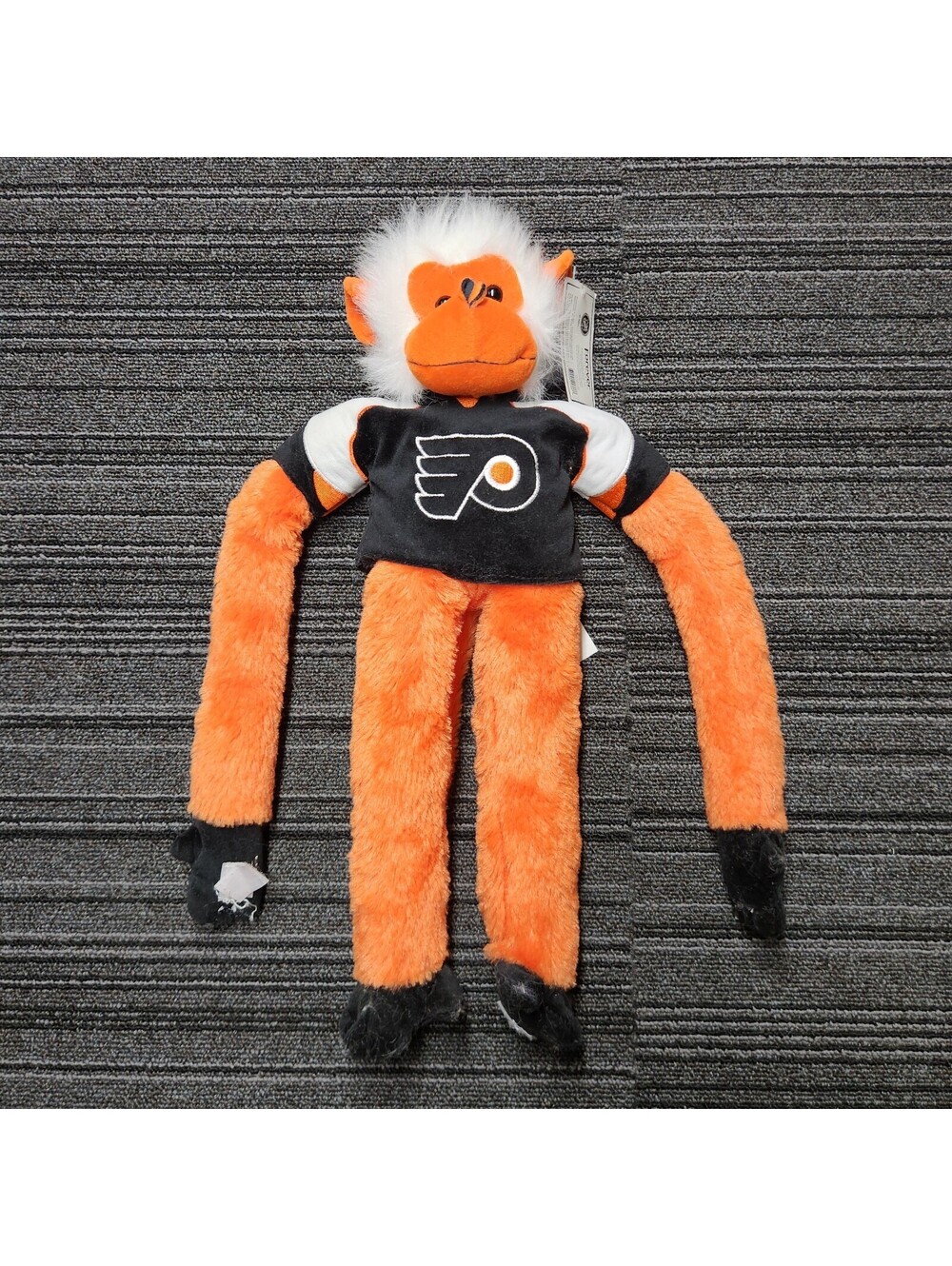 Philadelphia Flyers Long Limb Monkey Plush Forever Collectibles NHL Stuffed Toy